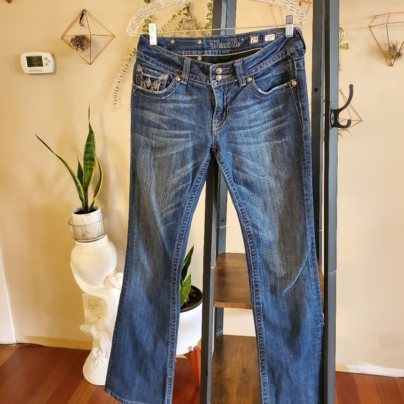 Miss me Y2K vintage mid-low straight leg jeans - Picture 1 of 3